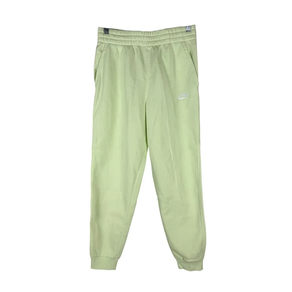 Nike Kids Standard Fit Jogger‎ Sweatpants Lime Green Casual Sportswear Size L